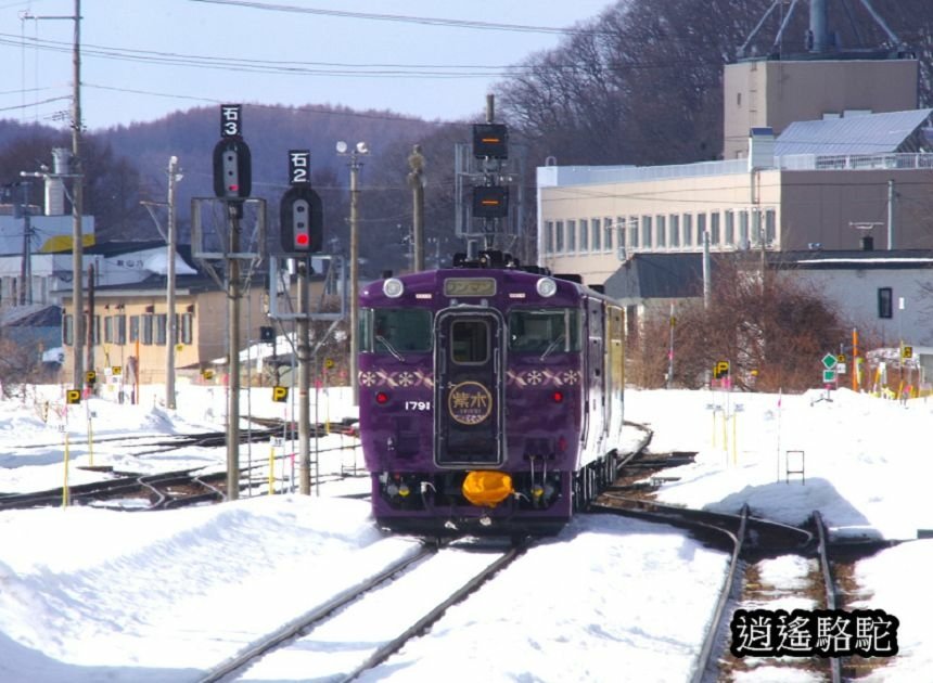 網走駅→知床斜里駅-日本駱駝