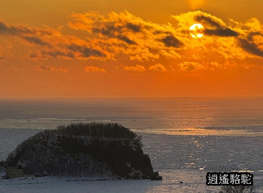 知床夕陽-日本駱駝