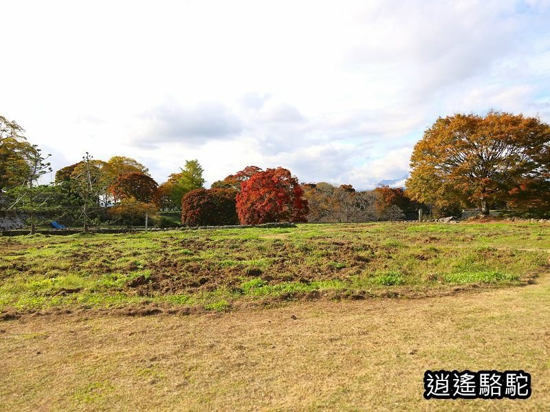 貫木門、太鼓櫓(岡城跡) -日本駱駝