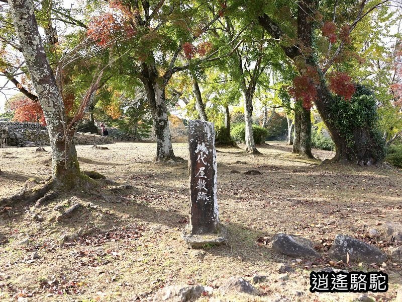 貫木門、太鼓櫓(岡城跡) -日本駱駝