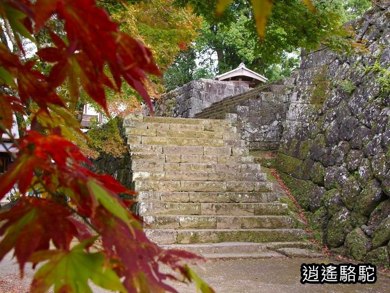 瀧廉太郎像(岡城跡) -日本駱駝