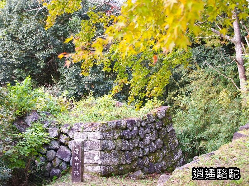 下原門(しもばるもん)跡(岡城跡)-日本駱駝