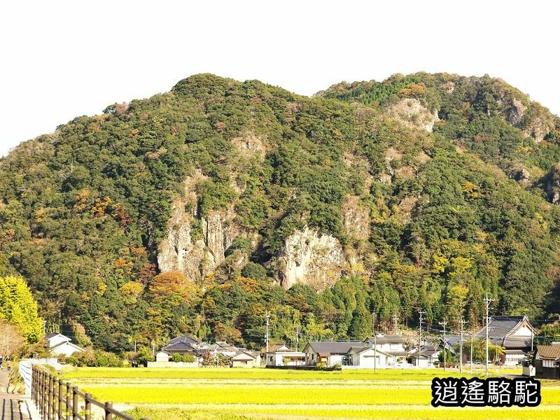 岩洞山の景(耶馬溪自行車道)-日本駱駝