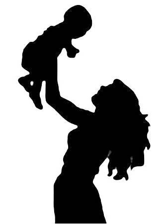 mother-holding-baby-in-air-silhouette