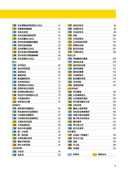 ■ 畫得更出色，讓專業的來教你！《水彩技法全書：101招出色