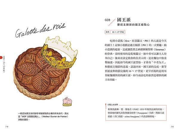 ■ 《洋菓圖典：130道手繪甜點故事》從古埃及法老可能享用過