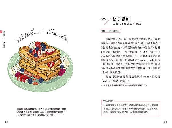 ■ 《洋菓圖典：130道手繪甜點故事》從古埃及法老可能享用過