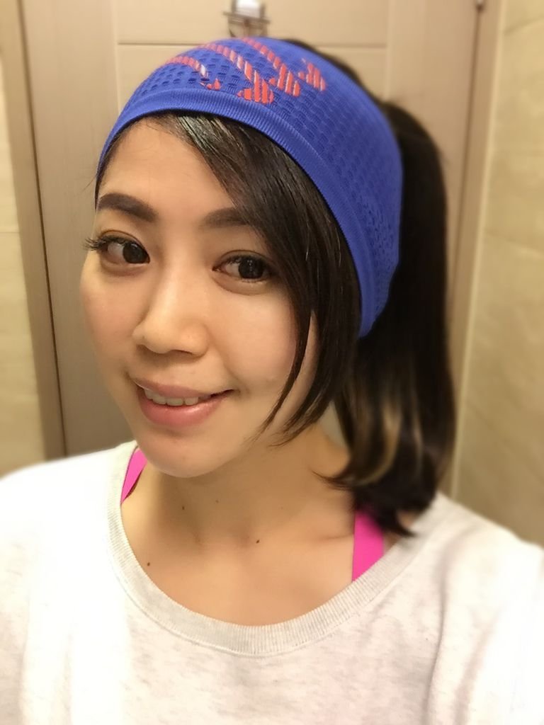 髮帶女王教你跑步求帥之路-寬版髮帶篇