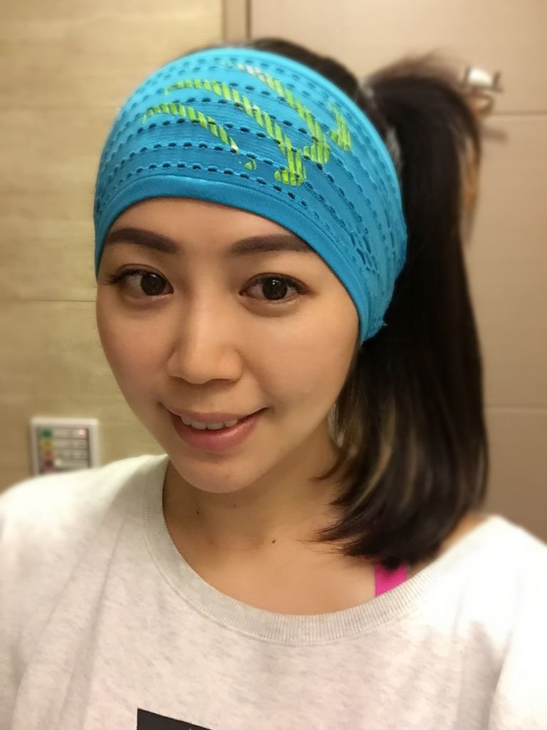 髮帶女王教你跑步求帥之路-寬版髮帶篇