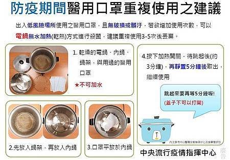 「電鍋乾蒸口罩」食藥署實測有效！成功消毒關鍵看這裡2.jpg