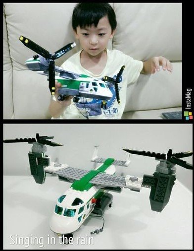 LEGO貨機