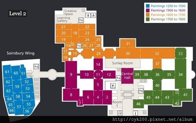 National Gallery - Floor Plan 1