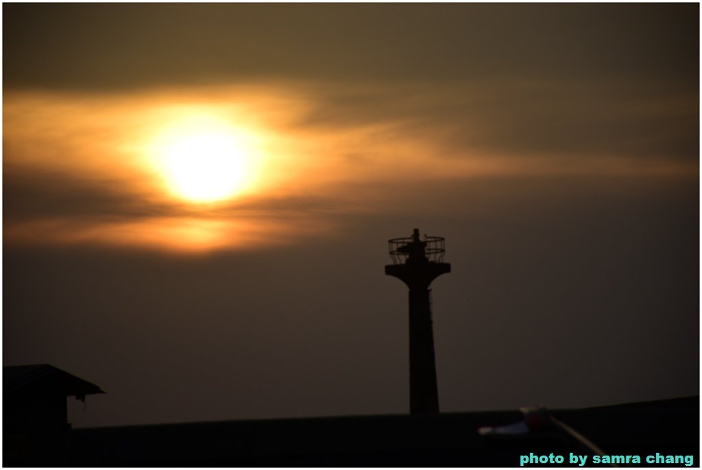 美麗的夕陽~竹圍漁港、虎頭山環保公園