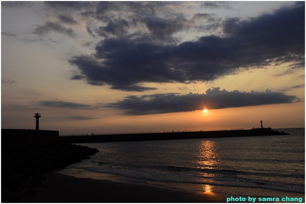 美麗的夕陽~竹圍漁港、虎頭山環保公園