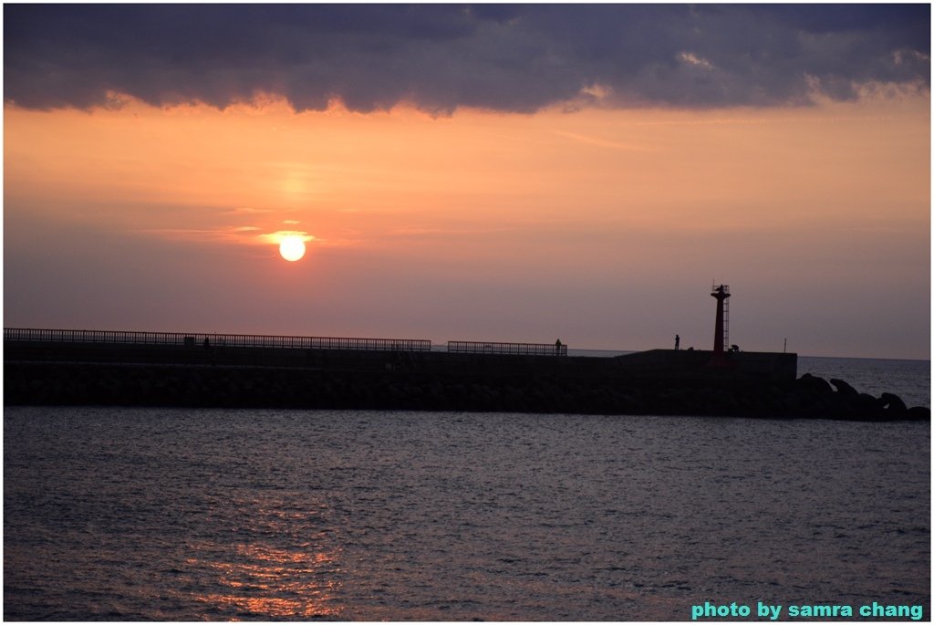 美麗的夕陽~竹圍漁港、虎頭山環保公園