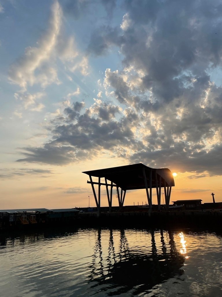 美麗的夕陽~竹圍漁港、虎頭山環保公園
