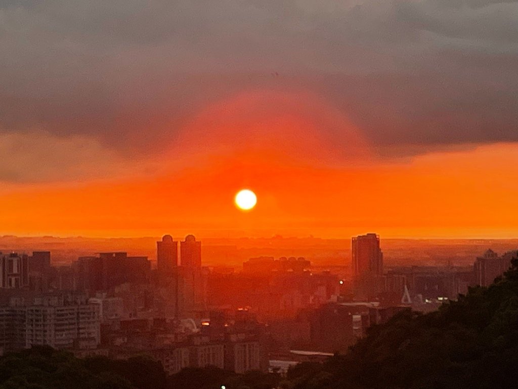 美麗的夕陽~竹圍漁港、虎頭山環保公園