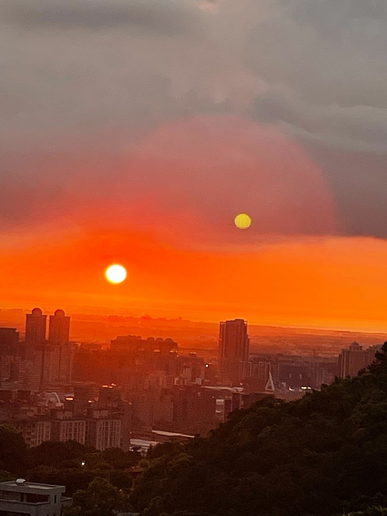 美麗的夕陽~竹圍漁港、虎頭山環保公園