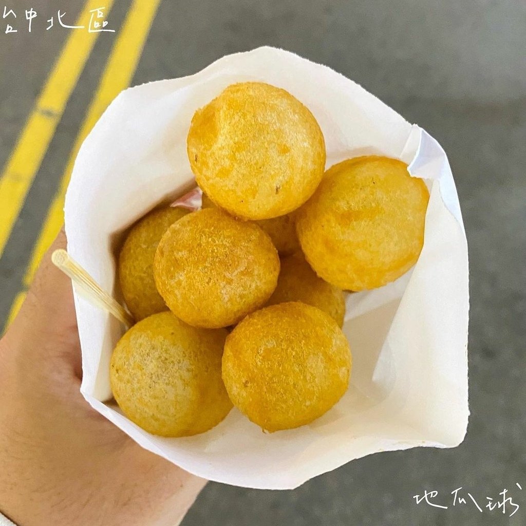 台中｜Ｑ禾豐邑地瓜球 一中街的ＱＱ地瓜球