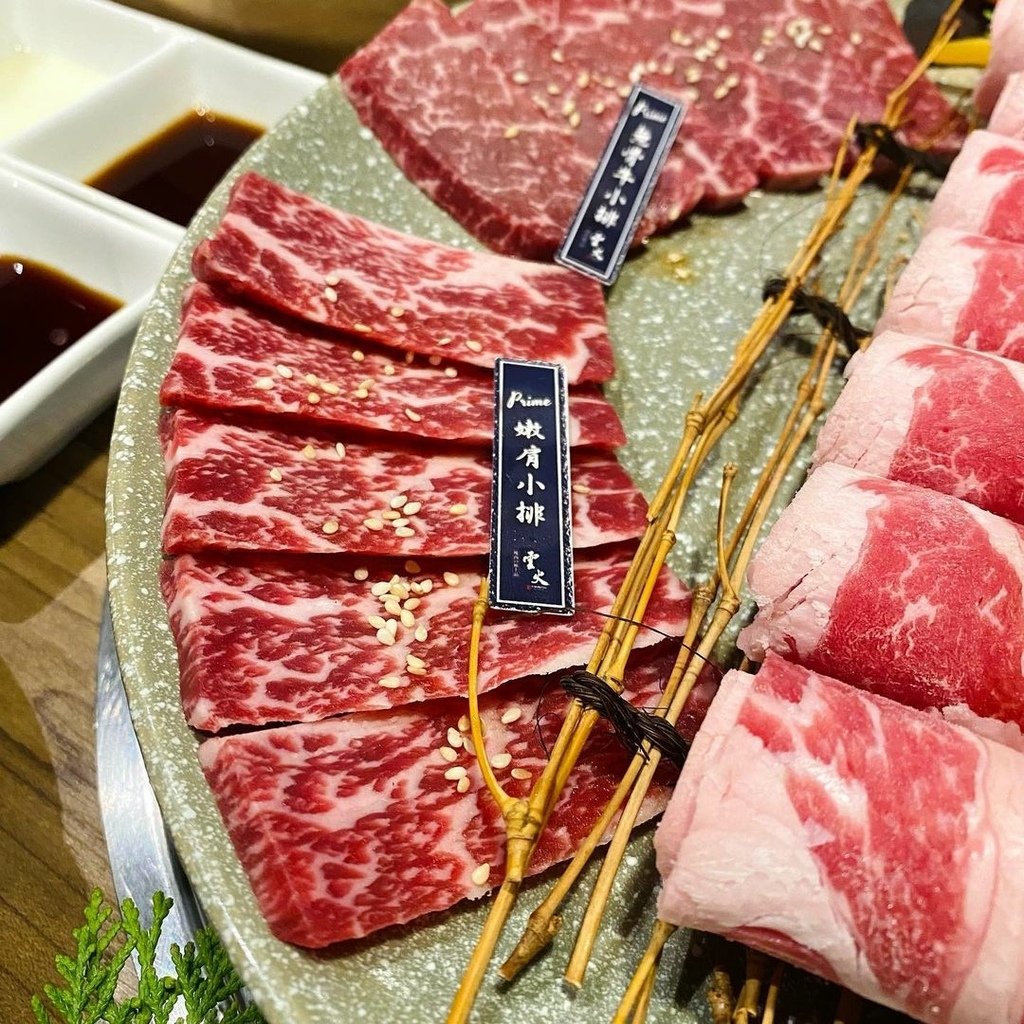 台中｜雲火日式燒肉 食材不只高檔份量也很澎湃