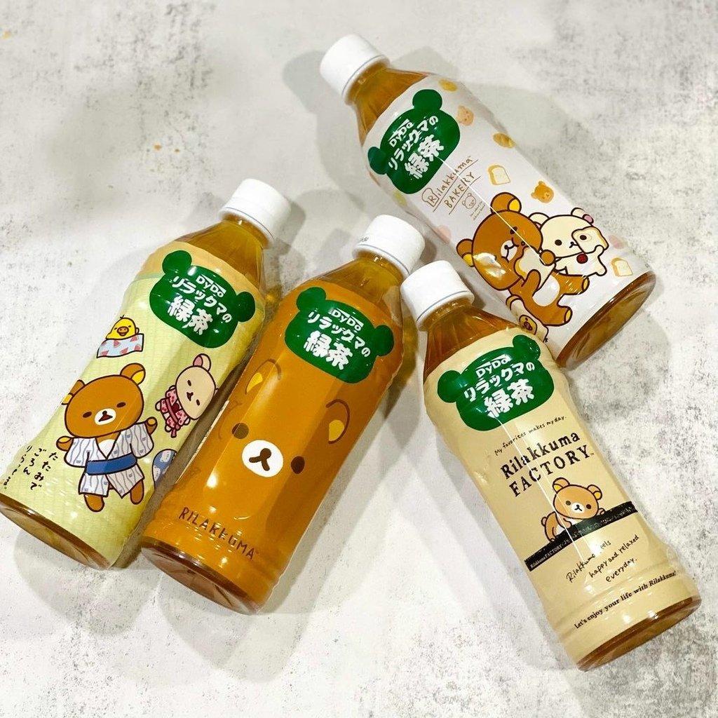 宅配｜carrycarryme Dydo拉拉熊設計款綠茶