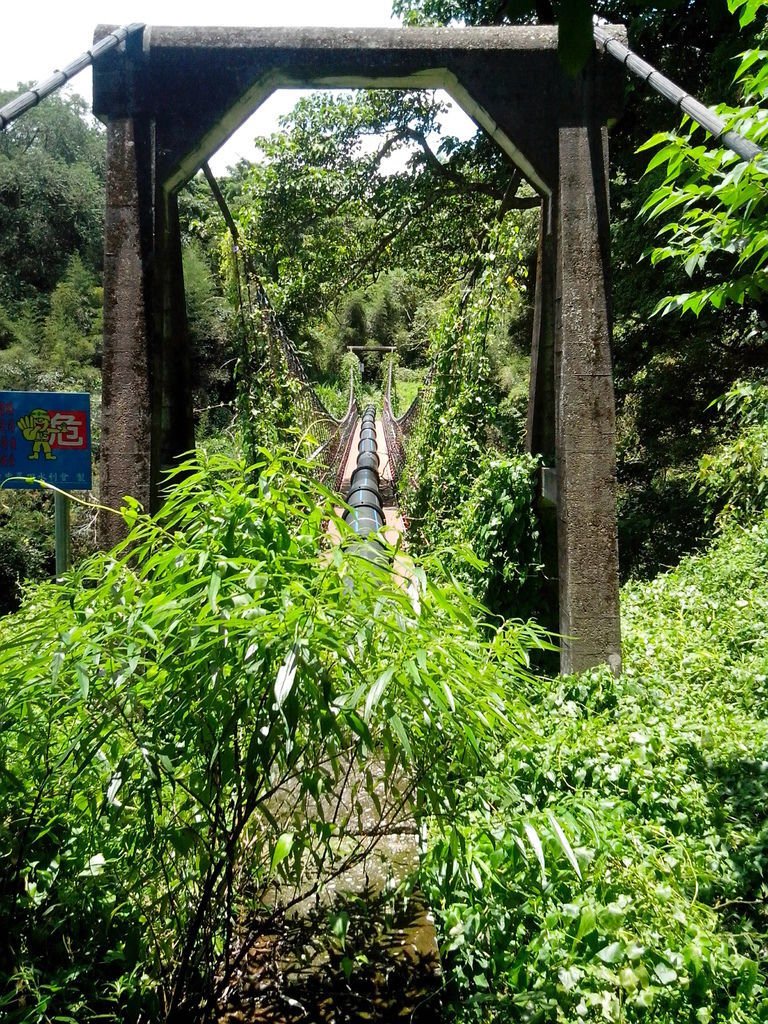 白冷圳過水吊橋 北橋頭