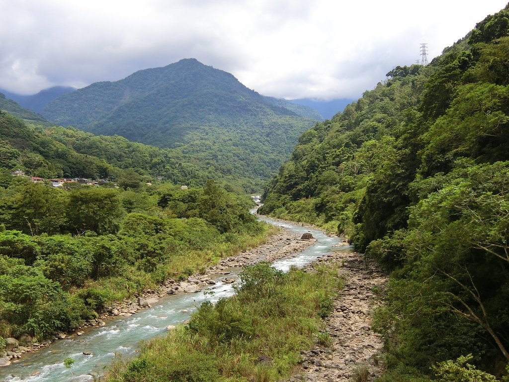 東河吊橋 上游