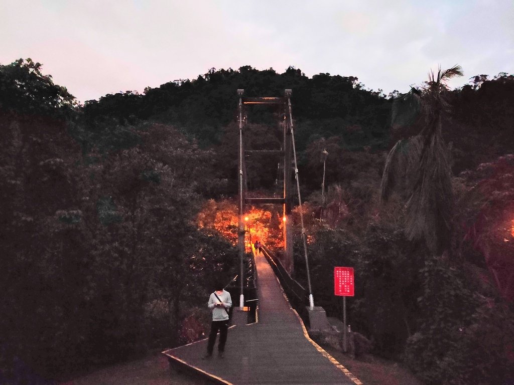 梅花湖吊橋（冬山）