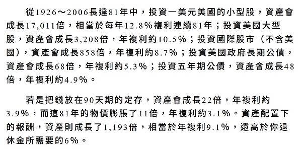 筆記．你沒有學到的資產配置:巴菲特默默在做的事
