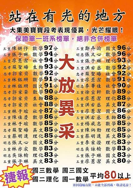 榜單10301