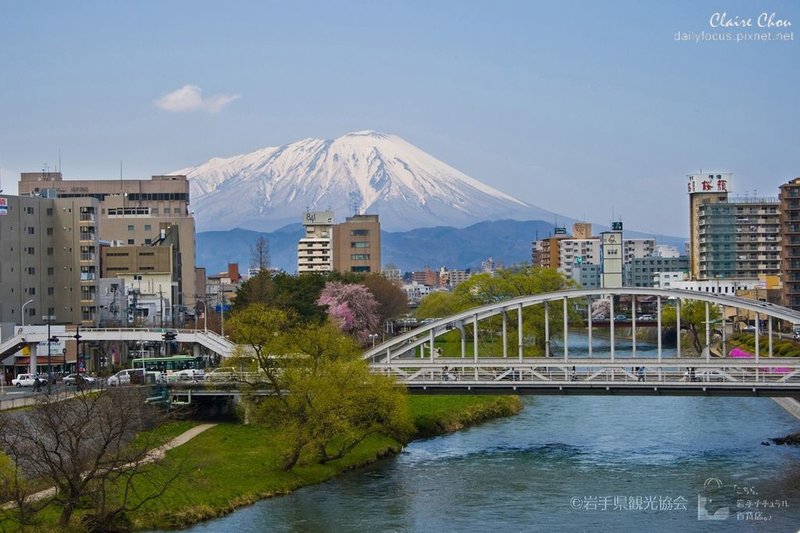 岩手山と開運橋⑤