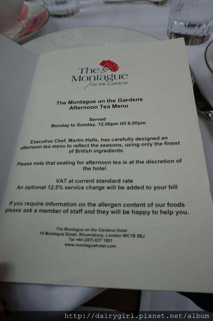 餐食｜The Montague on the Gardens