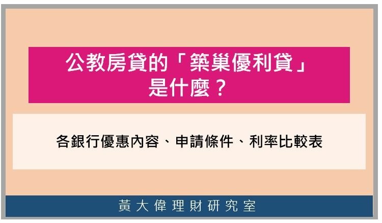 「築巢優利貸」各銀行優惠內容比較表.JPG