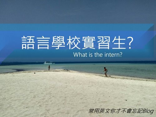 what is the intern