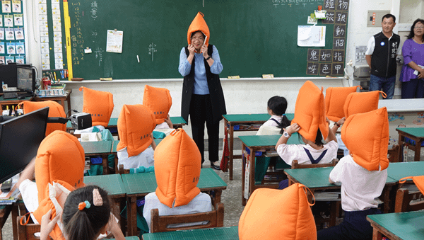 國家防災日前彰化全縣防災演練 鹿東國小地震避難疏散震撼教育1.png