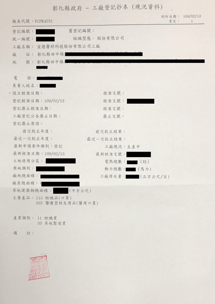 華新口罩工廠增加生產線 彰化縣府高效率1天協助發照3.png