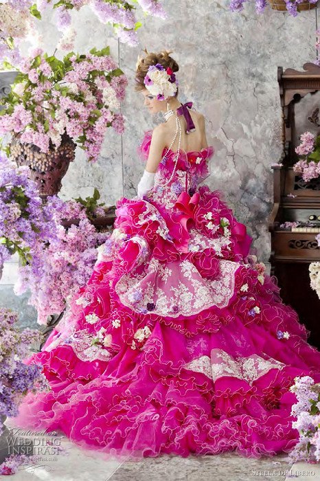 fuschia-wedding-dresses