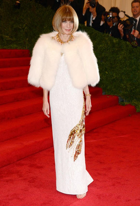 Anna Wintour in Prada