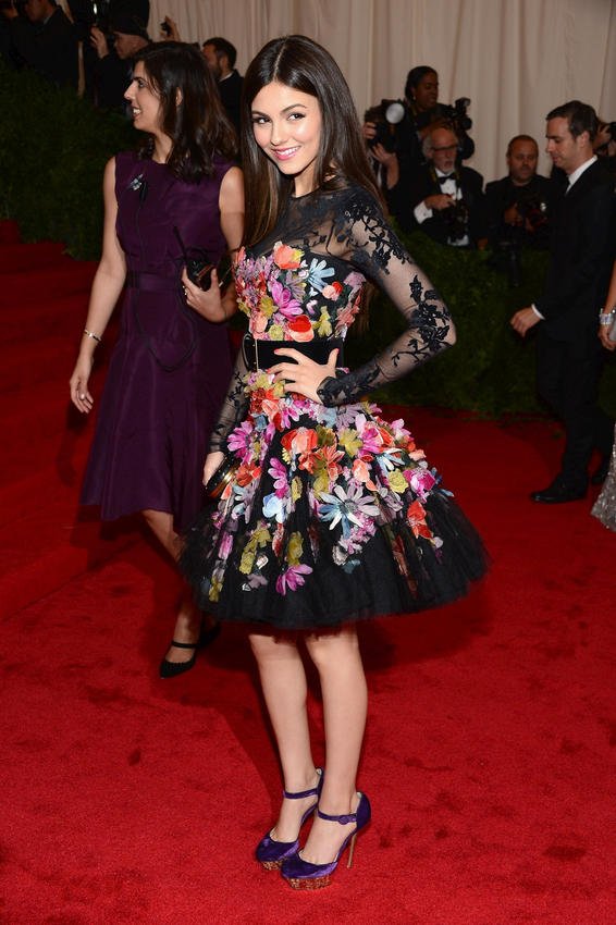 Victoria Justice in Alexander McQueen