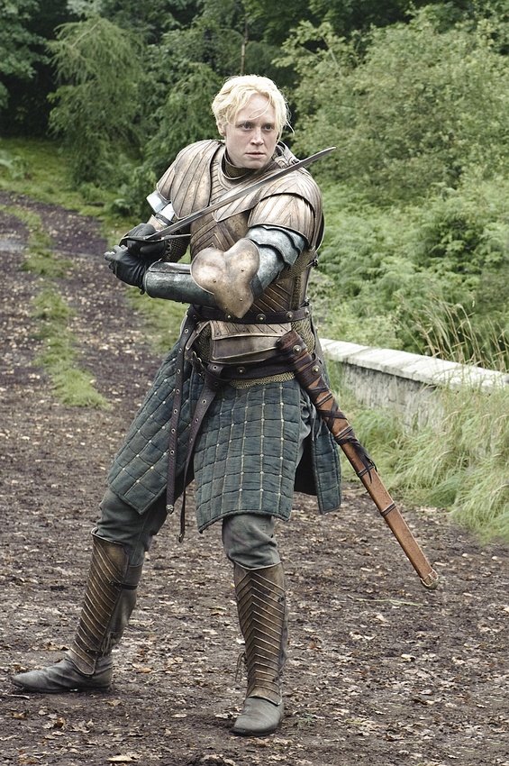 Gwendoline Christie as Brienne of Tarth