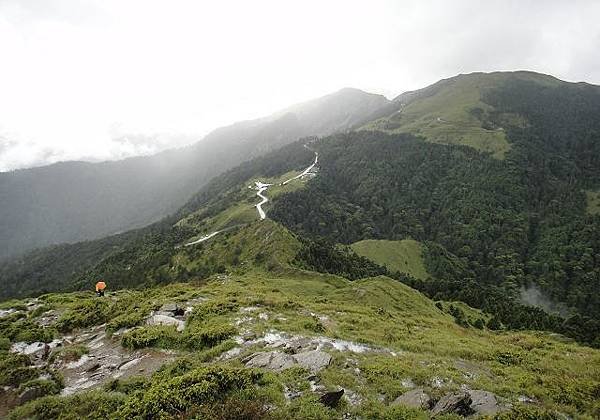 冰雹~合歡山北峰