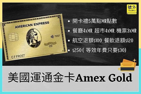 AMEX Gold Card 超市餐廳4xMR - 開卡禮價值$800.jpg