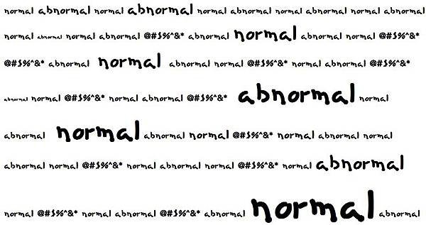 Normal x Abnormal