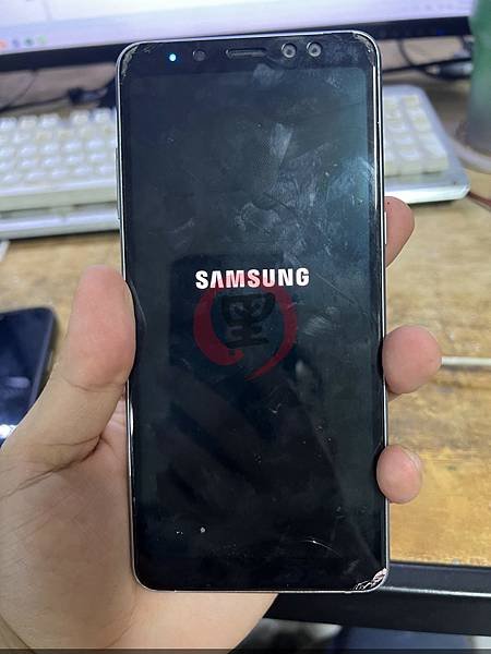 SAMSUNG Galaxy A8+ 二修不開機短路充電燒毀
