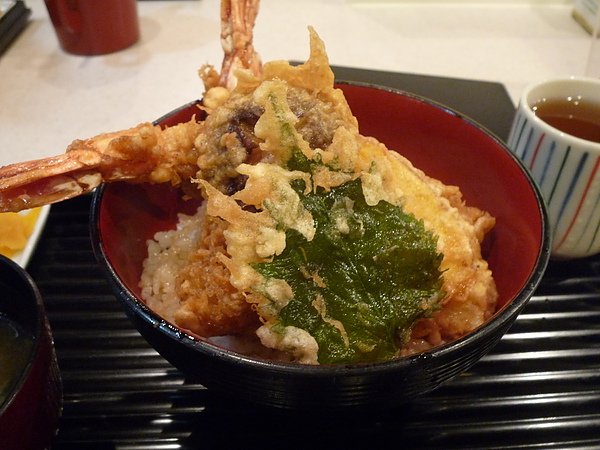 趕到天周吃&quot;大海老天丼&quot;