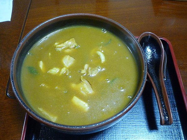 鳥入カレーうどん(超好吃!!!)