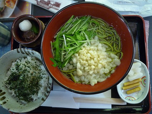 抹茶蕎麥麵也很讚!!!