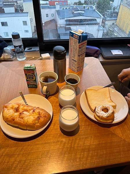 在京都Tokyo Stay飯店房間裡的早餐