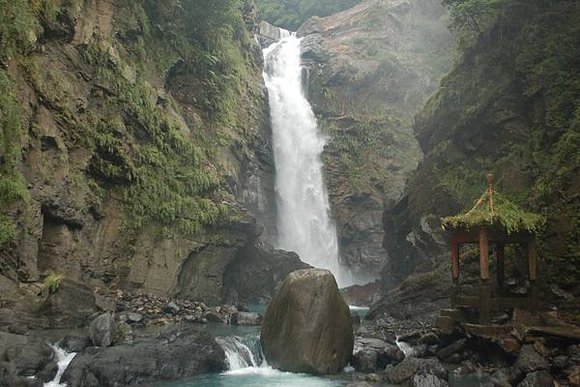 小烏來瀑布瀑布底, 桃園縣復興鄉