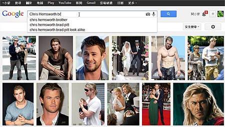 克里斯漢斯沃（Chris Hemsworth）、布萊德彼特（Brad Pitt）